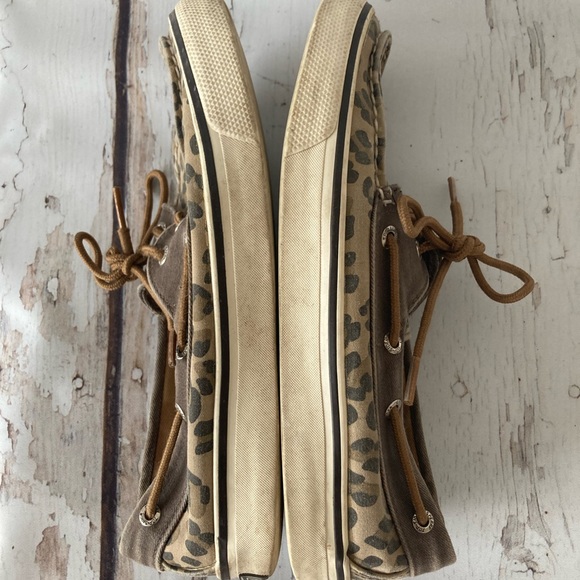 Sperry Top Sider Shoe Leopard Print Size 6.5 - Picture 8 of 11
